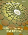 eText Reference for Trigsted College Algebra