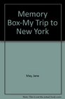 My Trip to New York City Memory Box/Book With Box