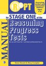 Reasoning Progress Tests Manual Stage 1