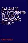 Balance of Payments Theory and Economic Policy