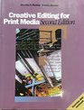 Creative Editing for Print Media