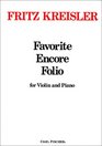 Favorite Encore Folio for Violin and Piano