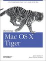 Running Mac Os X Tiger