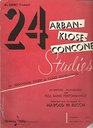 24 ArbanKloseConcone Studies
