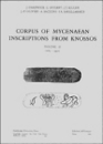 Corpus of Mycenaean Inscriptions from Knossos Volume 2 10644485