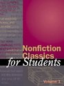 Nonfiction Classics for Students Volume 4