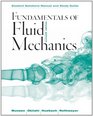 Fundamentals of Fluid Mechanics Student Solutions Manual and Student Study Guide