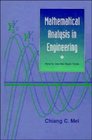 Mathematical Analysis in Engineering  How to Use the Basic Tools