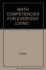 Math Competencies for Everyday Living