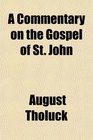 A Commentary on the Gospel of St John