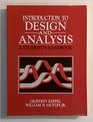 Introduction to Design and Analysis A Student's Handbook