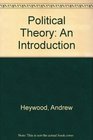 Political Theory  An Introduction