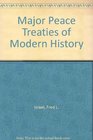 Major Peace Treaties of Modern History 16482000