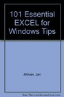 101 Essential Excel for Windows Tips