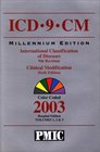 ICD9CM Millennium Edition International Classification of Diseases 9th Revision Clinical Modification 2003 Book with