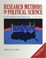 Research Methods in Political Science An Introduction Using MicroCase ExplorIt