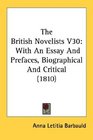 The British Novelists V30 With An Essay And Prefaces Biographical And Critical