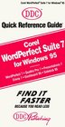 Corel Wordperfect Suite 7 for Windows 95 Quick Reference Guide