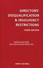 Directors' Disqualification and Insolvency Restrictions