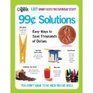 Reader's Digest 99 Cent Solutions  Easy Ways to Save Thousands of Dollars