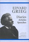 Edvard Grieg Diaries Articles Speeches ISBN 0964523833