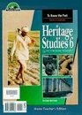 Heritage Studies Grade 6 (Heritage Studies for Christian Schools)