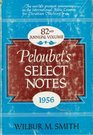 Peloubets Select Notes on the International Sunday School Lessons 1956