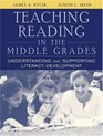 Teaching Reading in the Middle Grades Understanding and Supporting Literacy Development MyLabSchool Edition