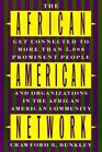 The AfricanAmerican Network  Get Connected More Than 5000 Prominent People OrganizationsAfrican amern Commun