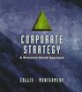 Corporate Strategy A Resource Based Approach