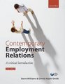 Contemporary Employment Relations A Critical Introduction