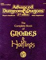 The Complete Book of Gnomes  Halflings (Advanced Dungeons  Dragons, 2nd Edition, Phbr9. Player's Handbook Rules Supplement)