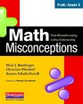 Math Misconceptions PreKGrade 5 From Misunderstanding to Deep Understanding