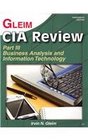 CIA Review Business Analysis and Information Technology