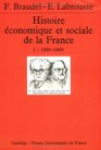 Histoire conomique et sociale de la France tome 1  14501660
