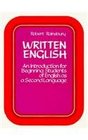 Written English An Introduction for Beginning Students of English As a Second Language