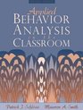 Applied Behavior Analysis in the Classroom