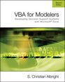 VBA for Modelers Developing Decision Support Systems Using Microsoft Excel