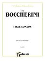 Boccherini Three Sonatas for Cello and Piano