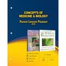 Concepts of Medicine  Biology Parent Lesson Planner