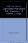 Half the Human Experience Instructor's Gde Psychology of Women
