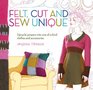 Felt Cut and Sew Unique Upcycle Jumpers into OneofaKind Clothes and Accessories