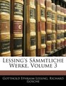 Lessing's Smmtliche Werke Volume 3