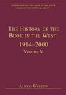 The History of the Book in the West 19142000