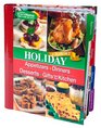 Holiday 4 Cookbooks in 1 Appetizers Dinners Desserts Gifts from the Kitchen
