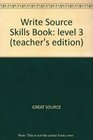 Write Source Skills Book level 3