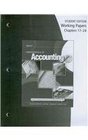 Working Papers for Gilbertson/Lehman's Fundamentals of Accounting Course 2