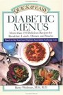 Quick  Easy Diabetic Menus