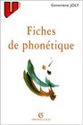 Fiches de phontique