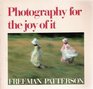 Photography for the joy of it